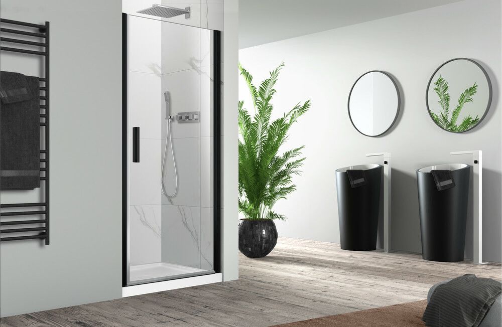 Van Marcke Pina Porte Pivotante 900×2000MM Noir MA