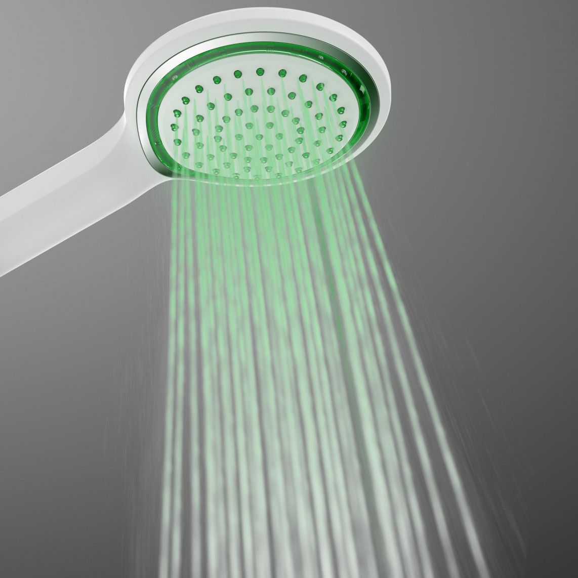 DX7064 DIGI LED Hand shower, white/chrome vue 4
