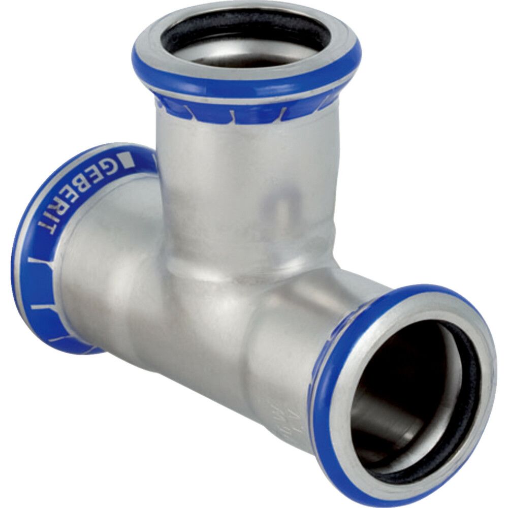 Geberit Mapress Inox-eau TÉ 90° Fff 15-15-15