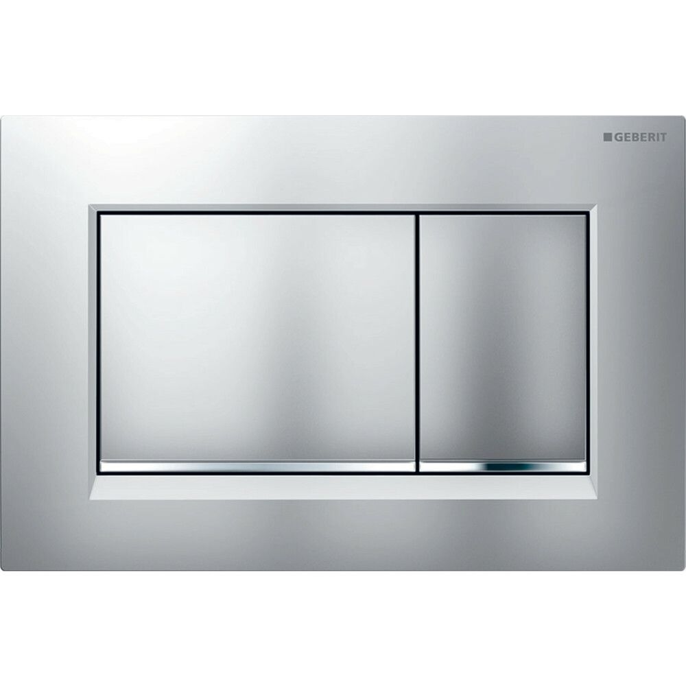Geberit SIGMA30 Plaque DE Commande Duo Matt Chrome