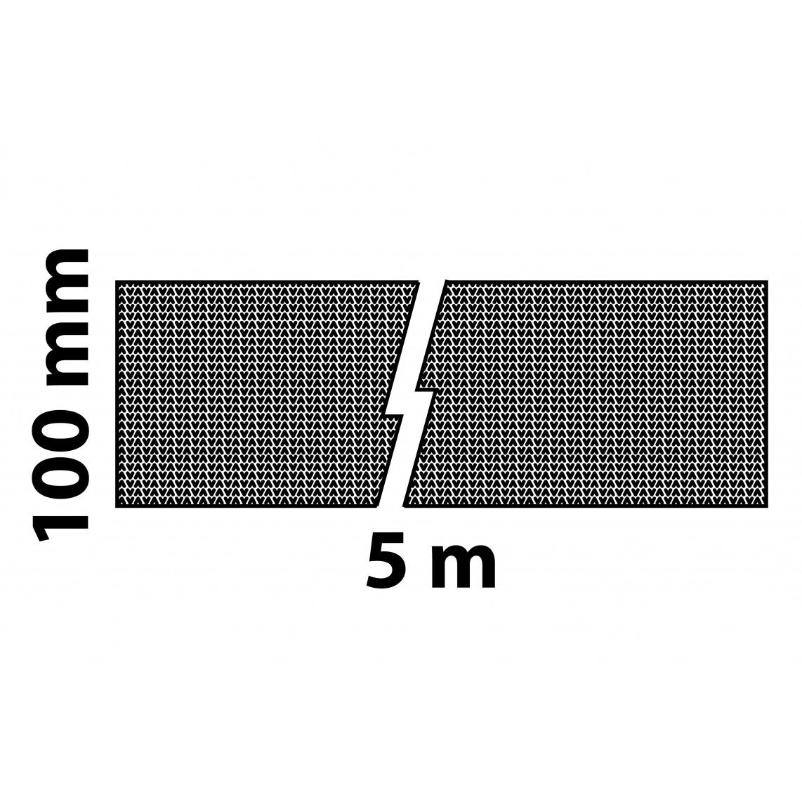 98930780 Insulating felt, 100 mm x 5 m, non-adhesive vue 2