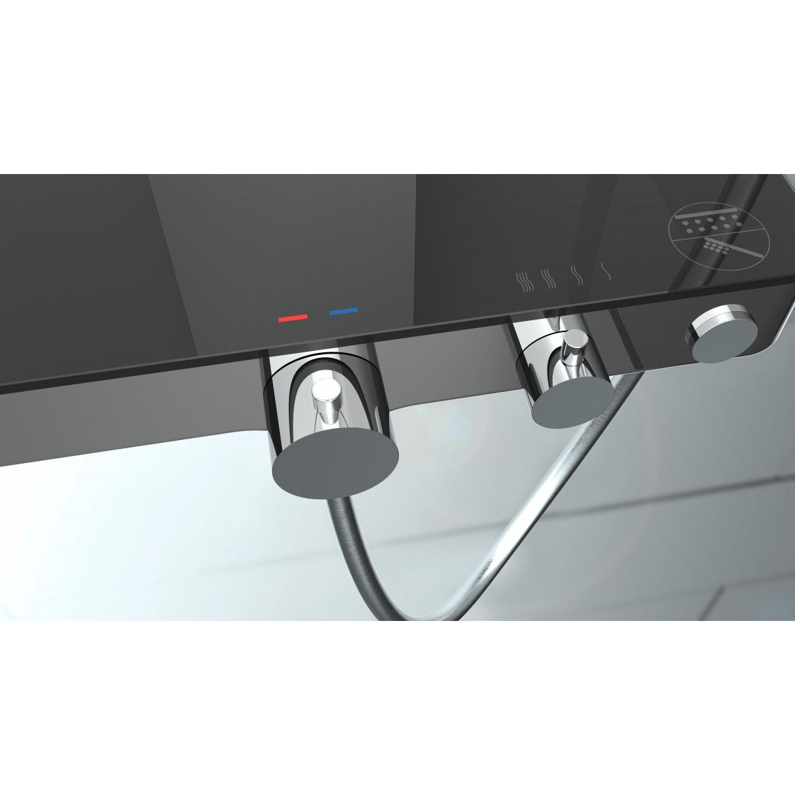 01689 Thermostatic tray, anthracite, e.g. for 60531 vue 2