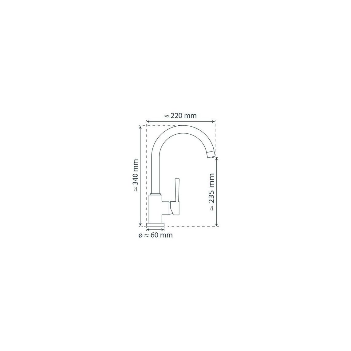 79161 CORNWALL Sink mixer, white matt vue 8