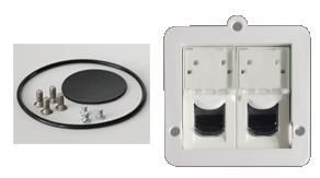 Equipement IP64 - 2 x RJ45 cat5E UTP - Inox