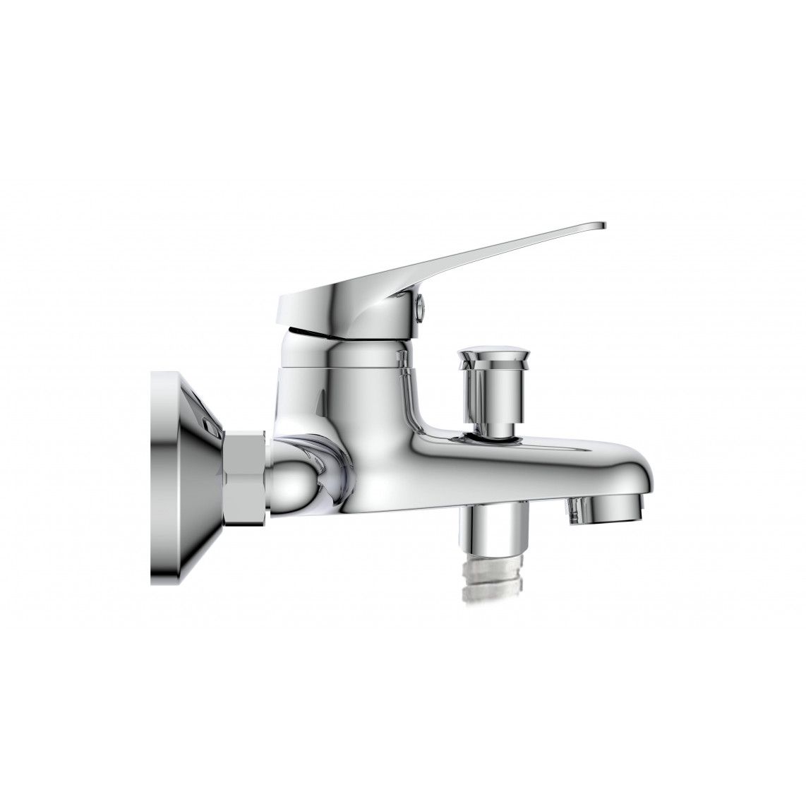 NI023SCR SPEED Bathtub mixer, chrome vue 3