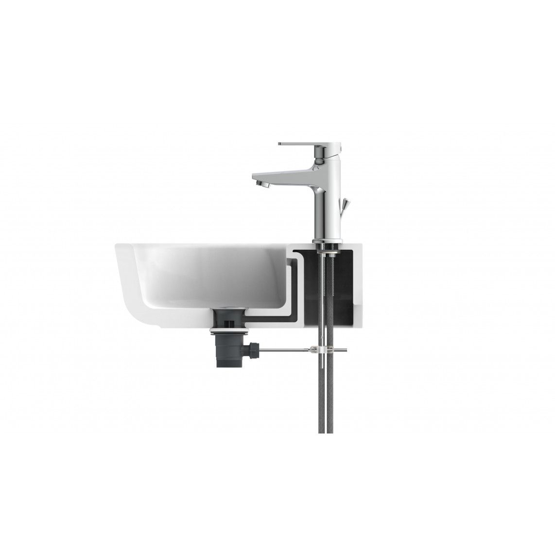 32210 DERBY Wastafelkraan, chroom vue 9