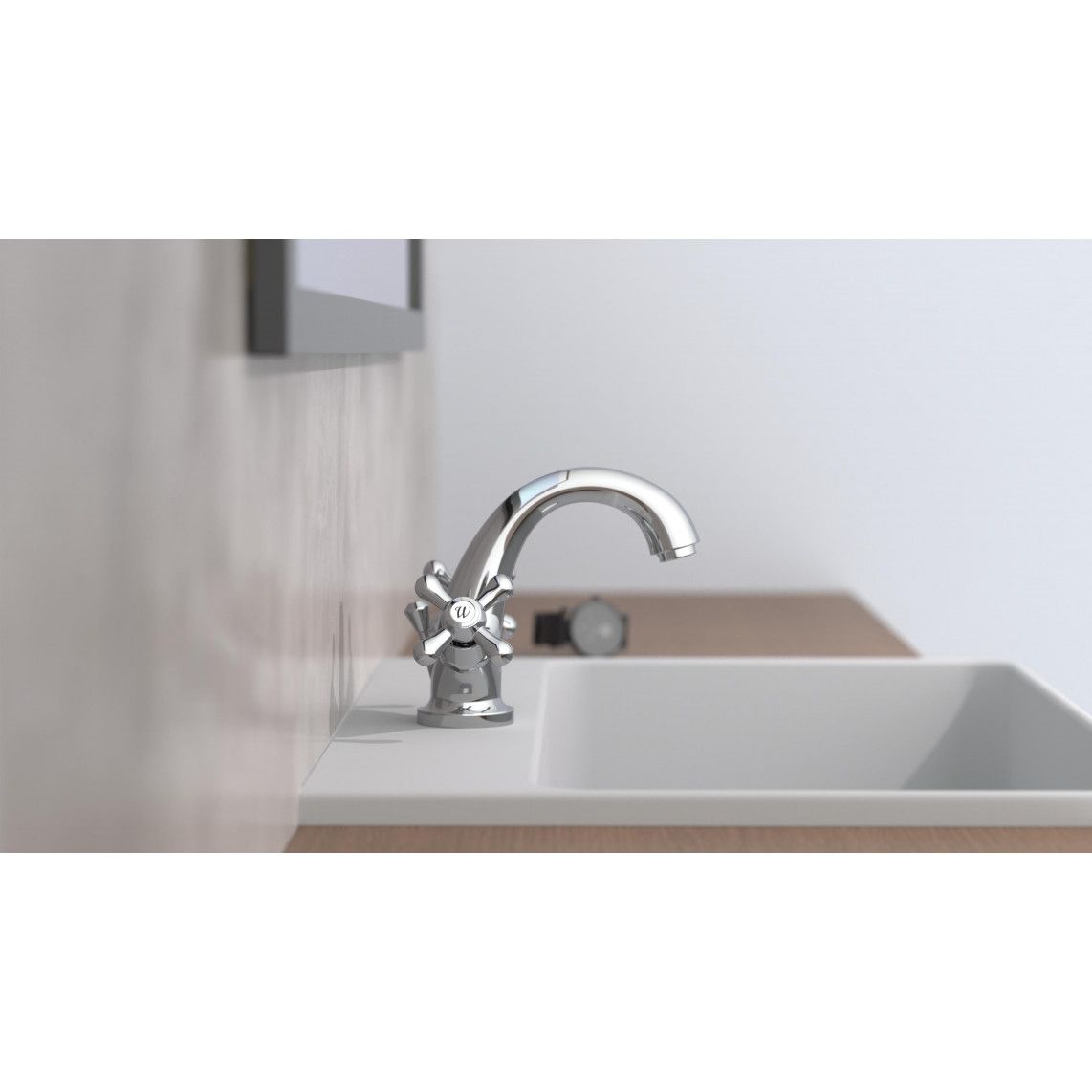 33510 ELK Wash basin mixer, chrome vue 11