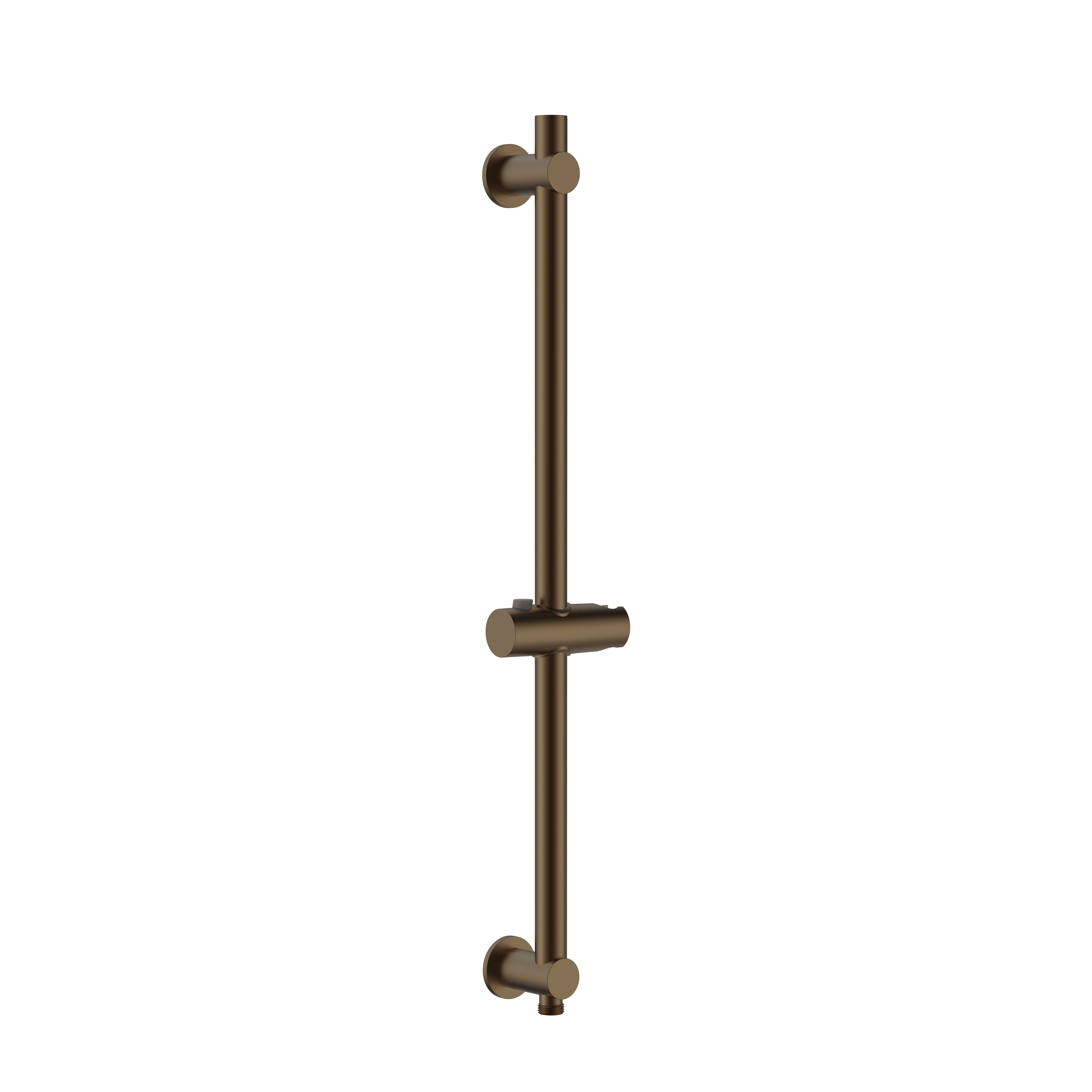 Uniforma Barre DE Douche - Avec Arivée D'eau - 69 CM - Brun Bronzé (pvd)