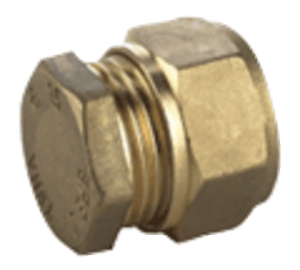 Bouchon Biconique Laiton Alimentation Tube Cuivre 15 MM