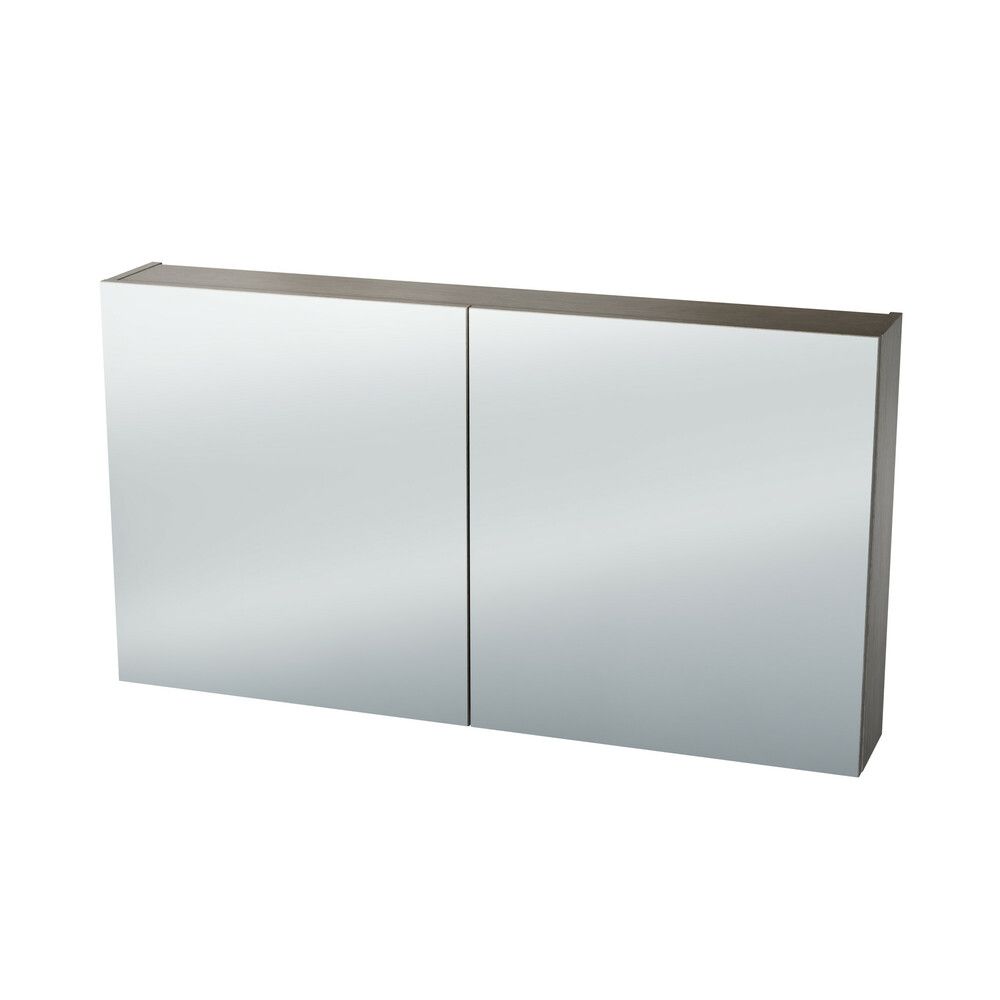 Intro Basic Armoire DE Toilette 120 CM 2 Portes Soft Oak Greige