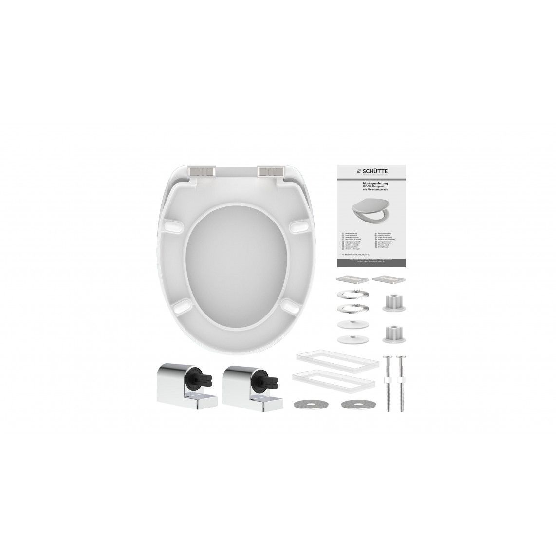 82191 Duroplast Toilet seat NEON PAINT, with soft close vue 7