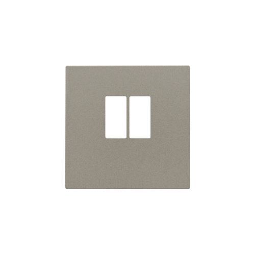 Set de finition pour prise simple pour haut-parleur, couleur bronze coated
