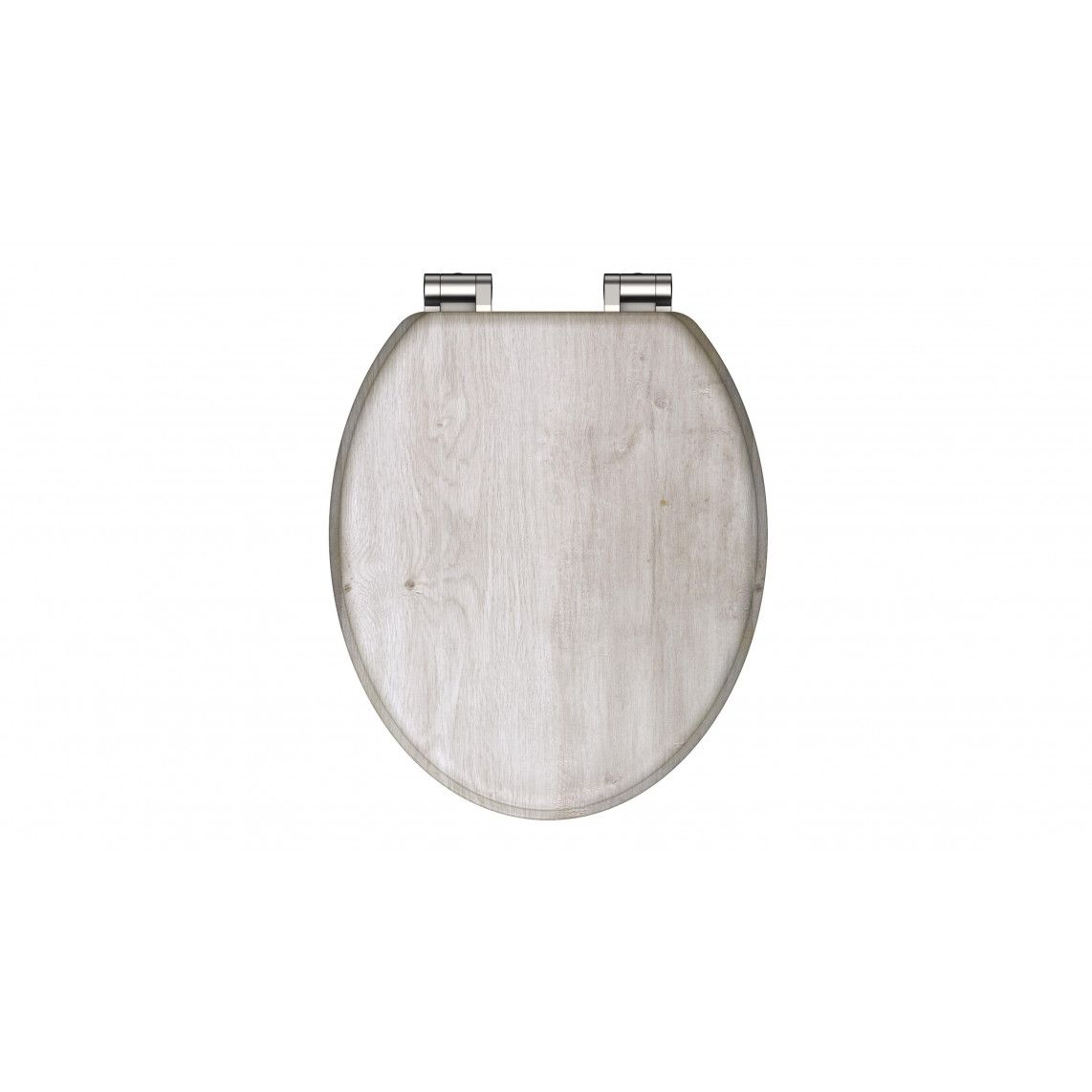 80192 MDF WC-zitting LIGHT WOOD, met valrem vue 2