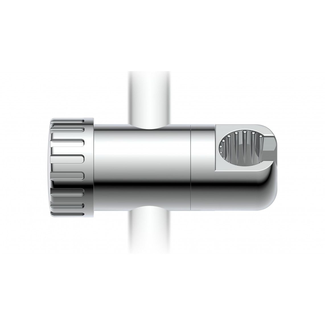 DXZ-03 Shower holder DN 18 mm, chrome, for shower rail vue 2