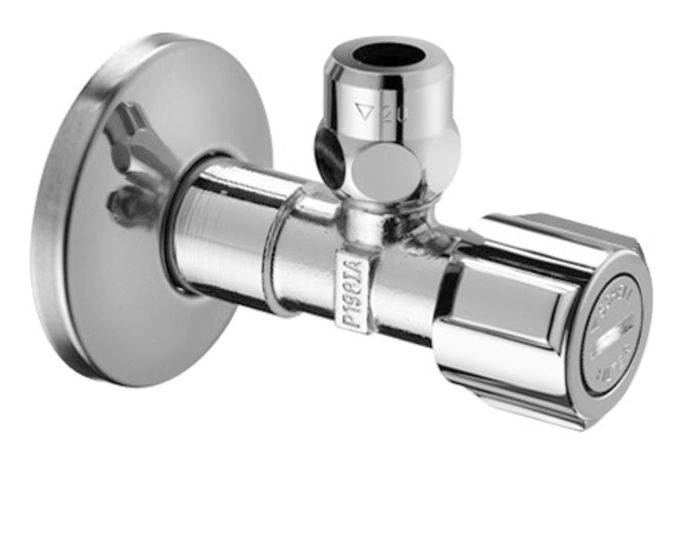 Schell Robinet D'équerre Laiton Chromé 1/2