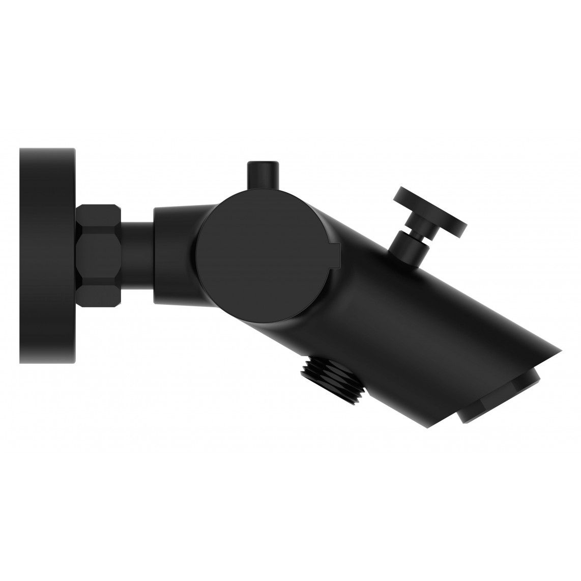 52476 LONDON Thermostatische badkraan, mat zwart vue 2