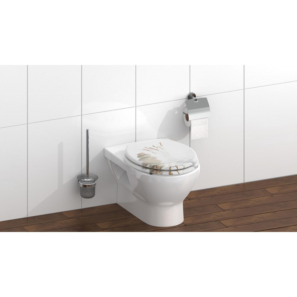 80122 MDF WC-zitting BALANCE, met valrem vue 8