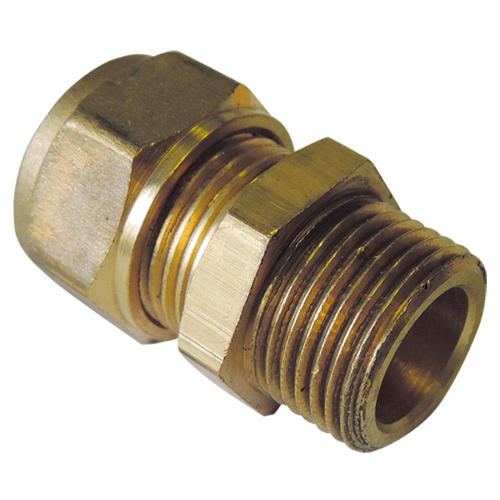 Raccorddroit Biconique Laiton Alimentation Tube Cuivre 15×1/2”M