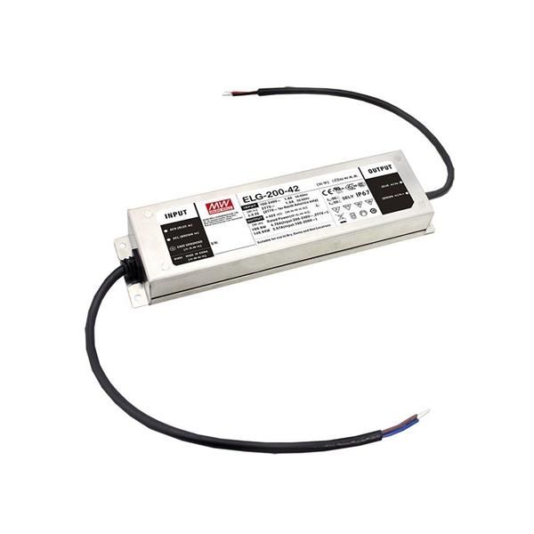 Alimentation Led 200W 24Vdc 3 entrées - 1 sortie 8.4A IP67