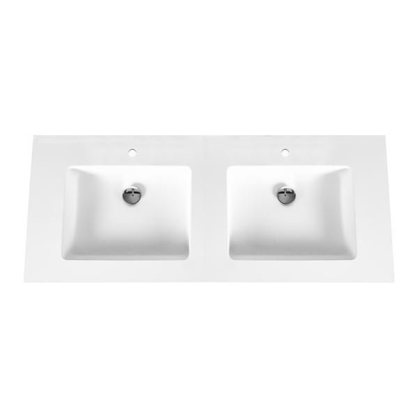 Aloni Solid Surface Lavabo (120CM) - Blanc