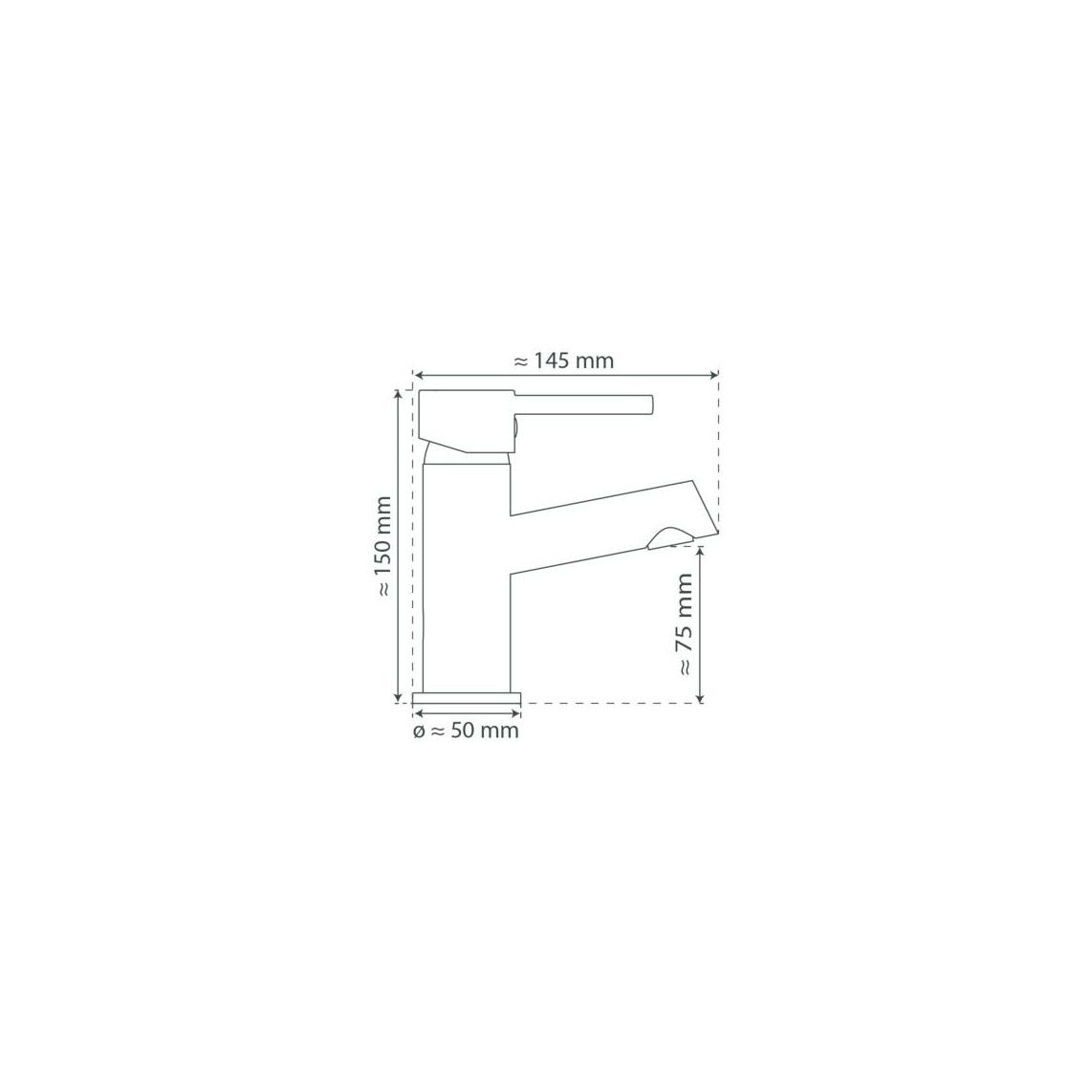 35910 LAURANA Wastafelkraan, chroom vue 2