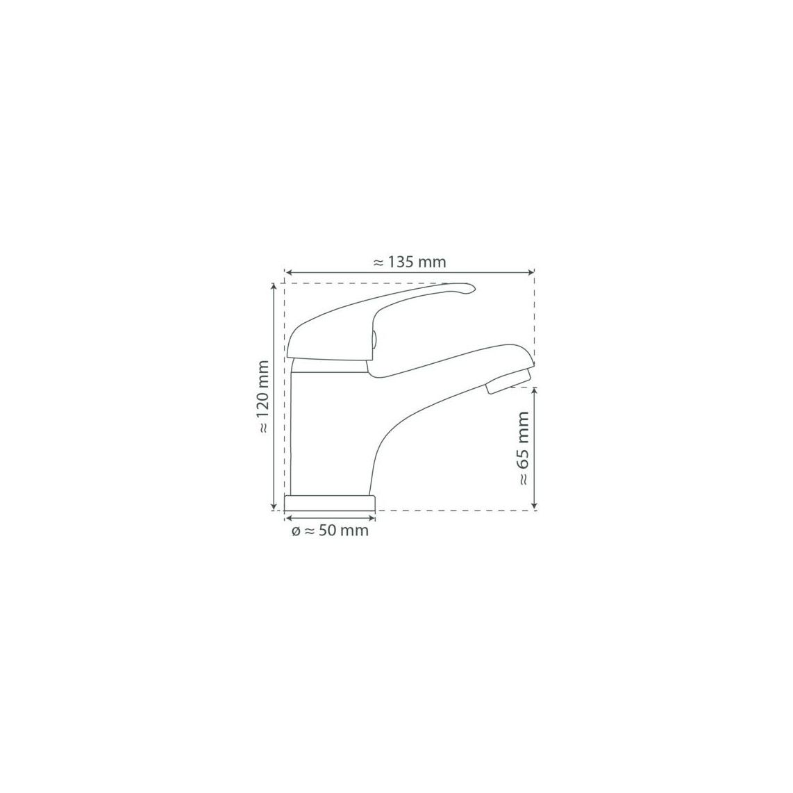 77010 ATHOS Wash basin mixer, chrome vue 5