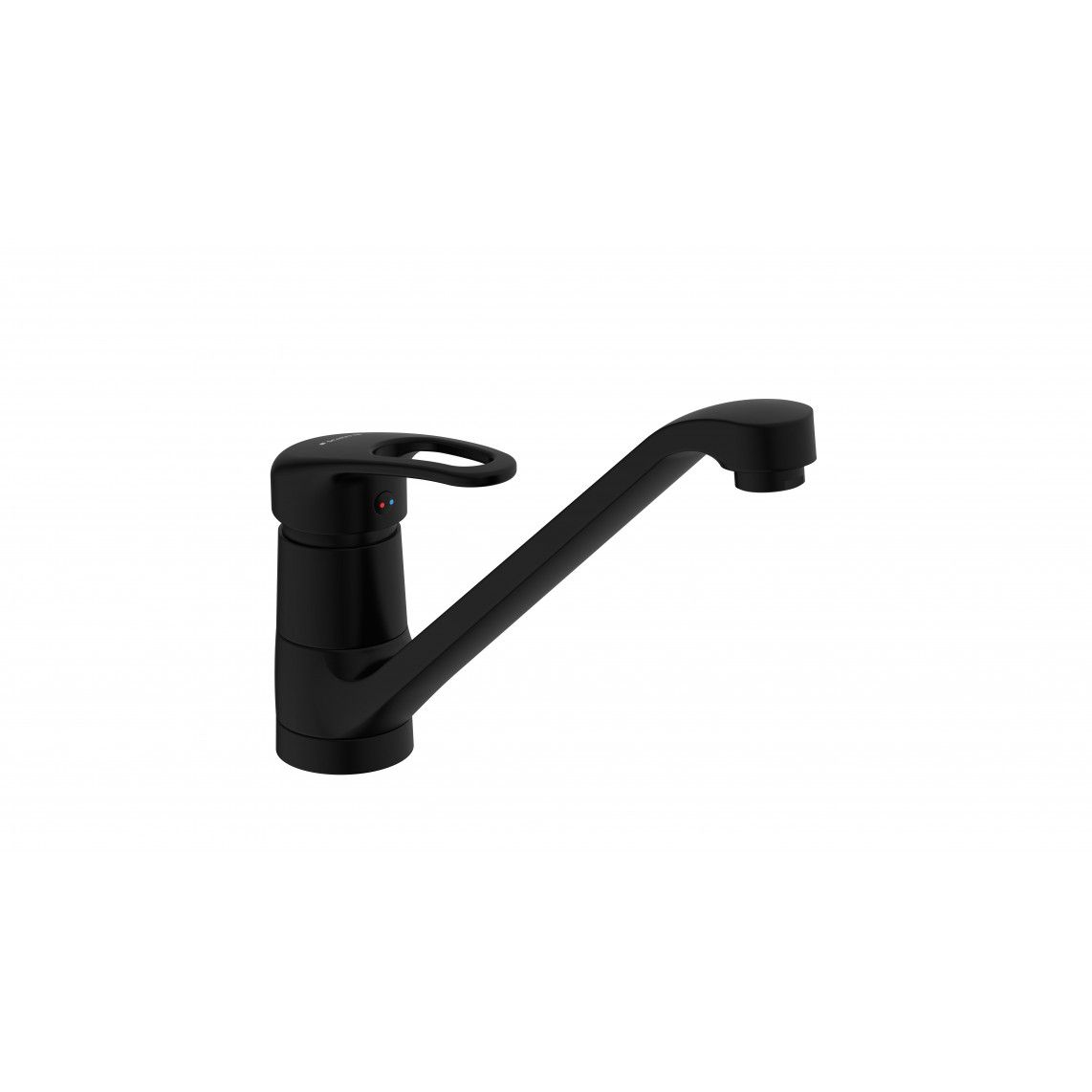 77266 GRANDE Sink mixer, black matt vue 3
