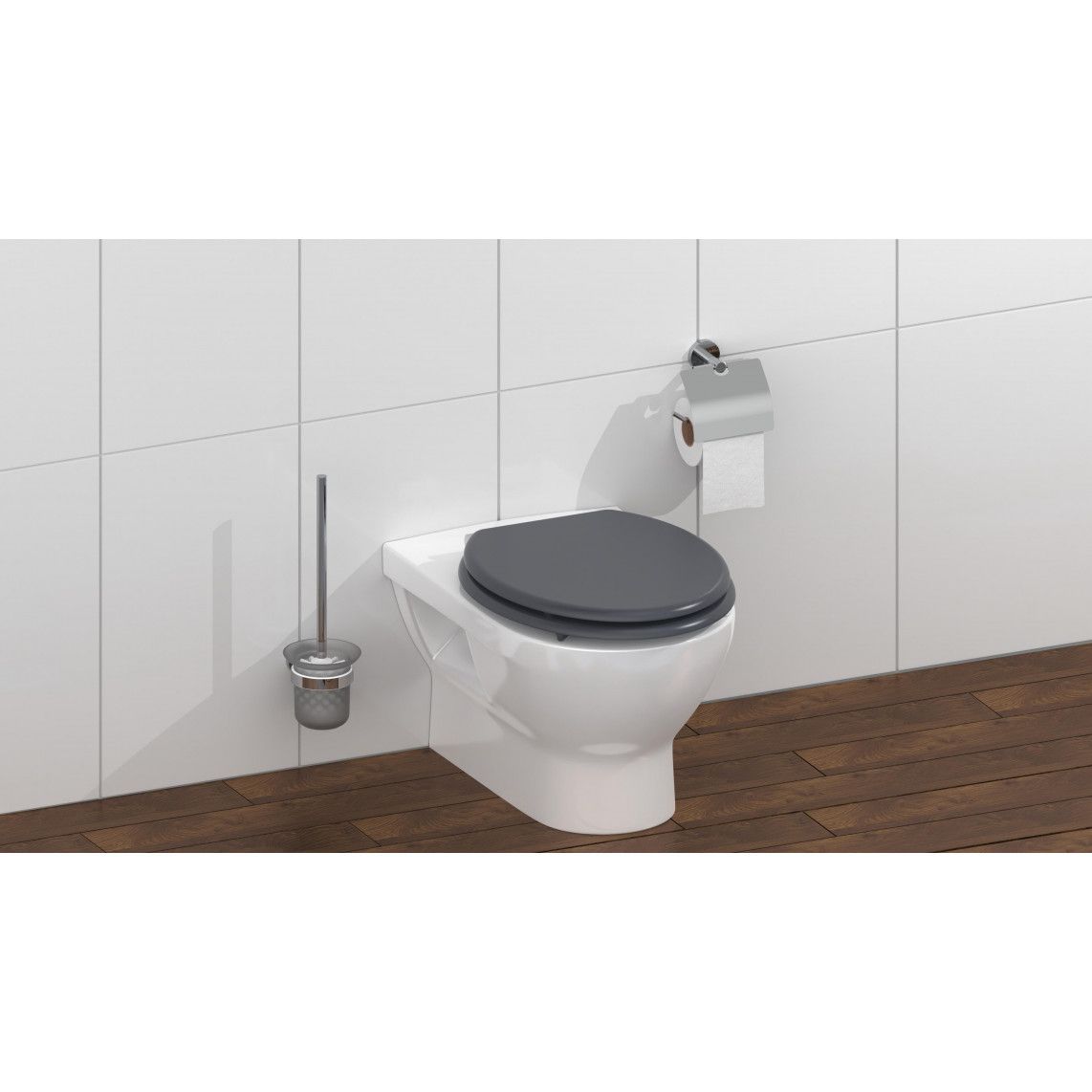 80104 MDF WC-zitting SPIRIT ANTHRAZIT, met valrem vue 8
