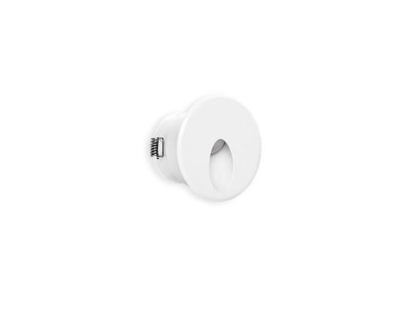 85543 Led Encastré Mural - Blanc 1 Led 2W - 50.000h