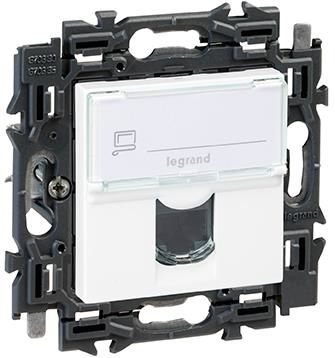 Valena prise RJ45 cat6 UTP appareil complet Blanc à griffes