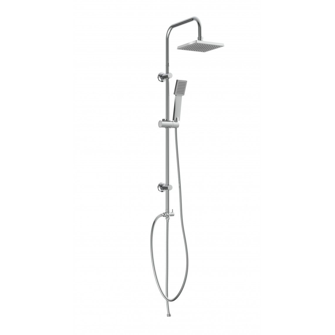 DX12004 EASY ENERGY Regendouche set, chroom vue 2