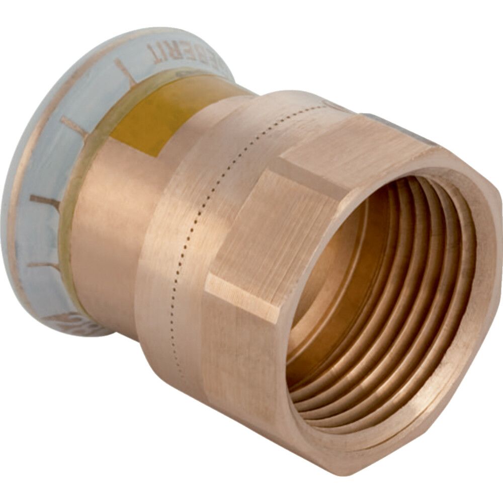 Geberit Mapress Raccord Sertir Cuivre Gaz Manchon Mixte Filetage 22-4/4F