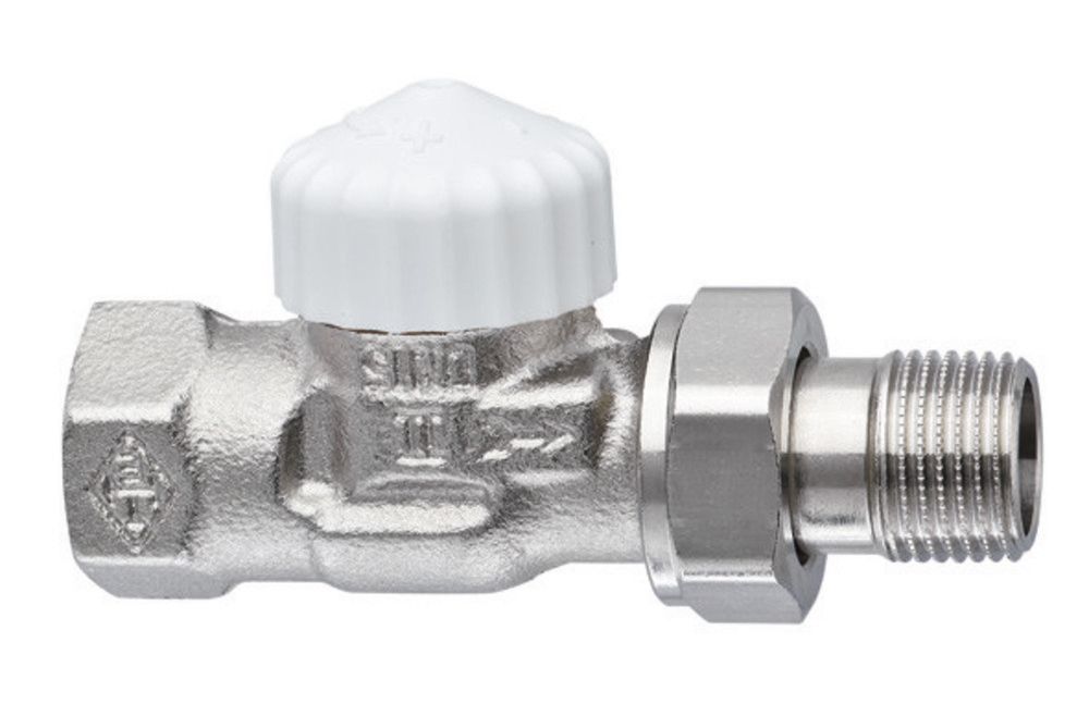 Heimeier V-exact II Robinet Thermostatique Droit 1/2”F