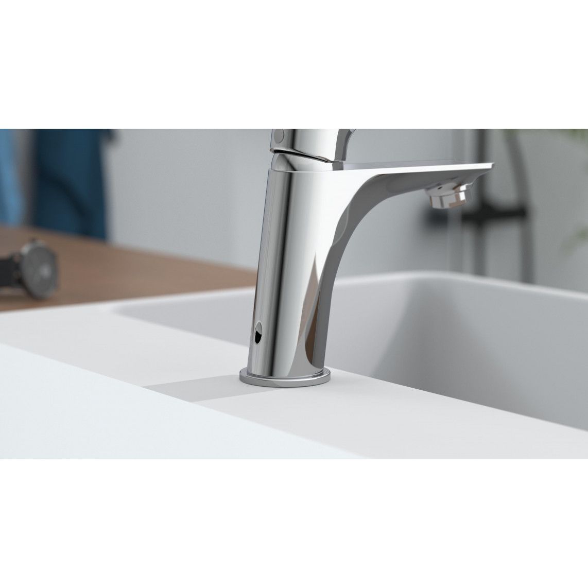 33210 BOSTON Wash basin mixer, chrome vue 9