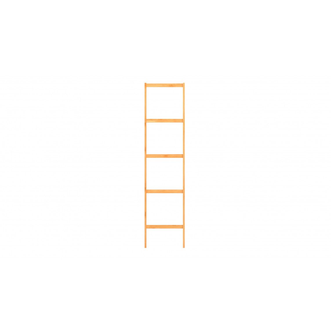 BMBA02-REG51 Bamboo shelf, 5 shelves vue 2