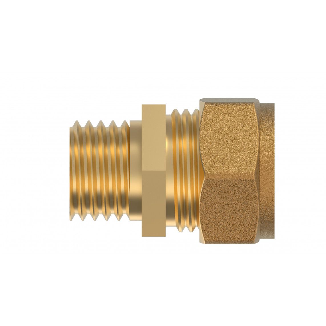 989457317 MS overgangsstuk, blanco, 15 mm x 3/8"BU, knelfitting voor koperen buis, vue 2
