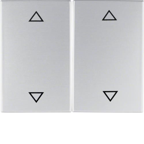 Touche avec symbole flèches Berker K.5 Alu
