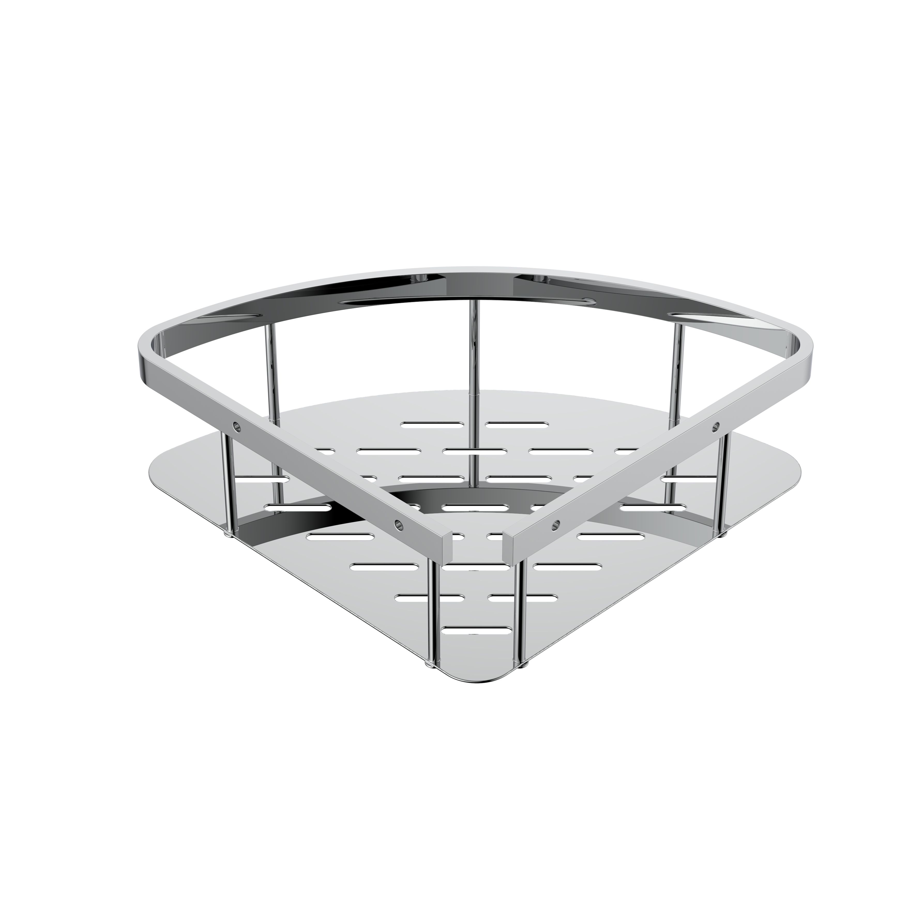Uniforma Panier DE Douche – Modèle D’angle – 22×7X22 CM – Chrome