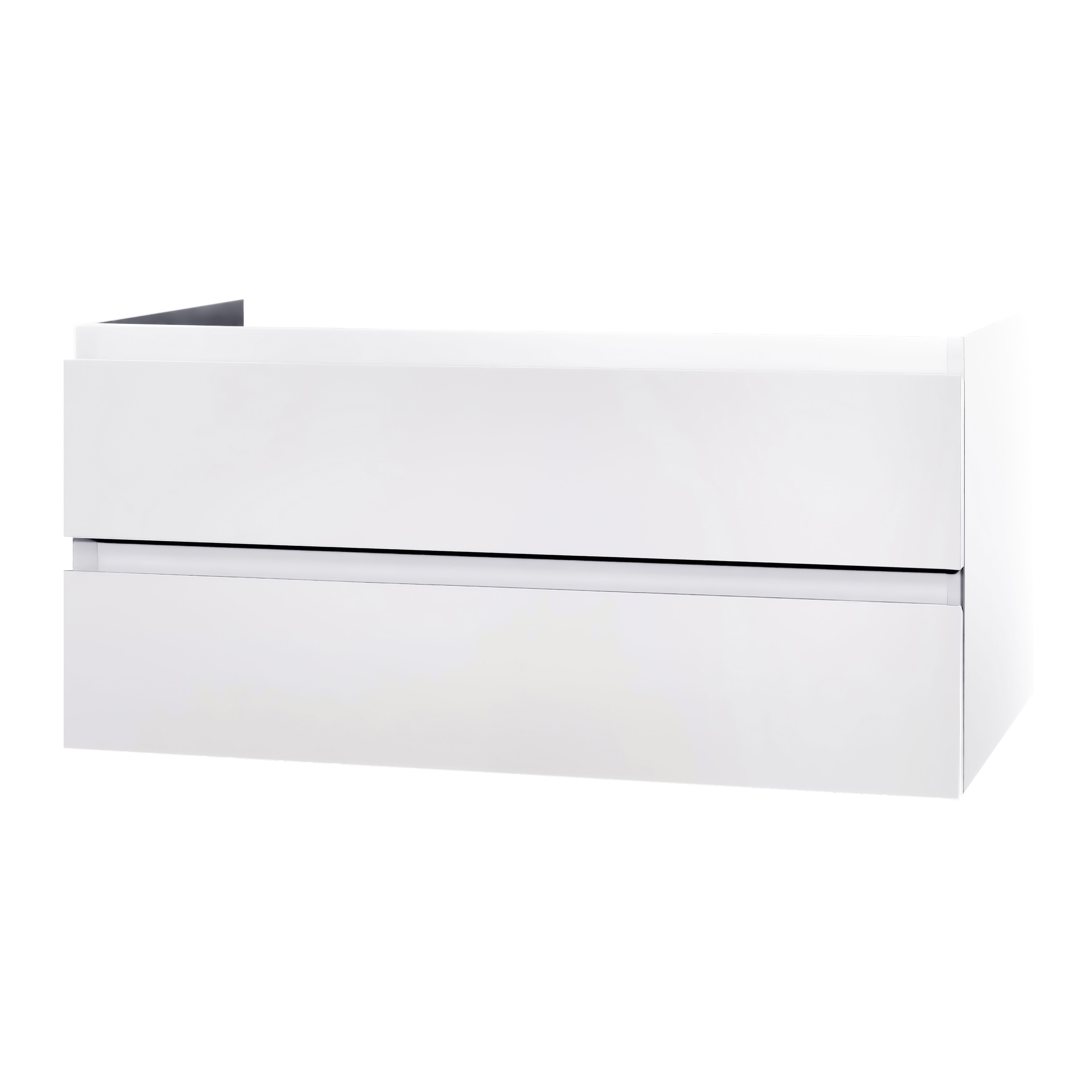 ALONI SALLY MEUBLE SOUS-PLAN (120CM) - BLANC BRILLANT vue 2