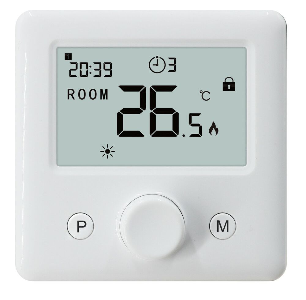 Cube Thermostat Filaire TH 1018 Blanc