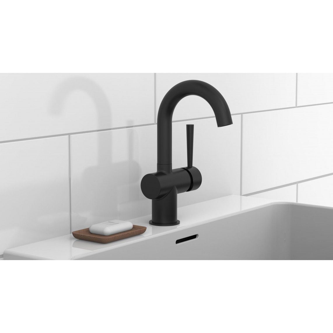 79016 CORNWALL Mitigeur lavabo, noir mat vue 10
