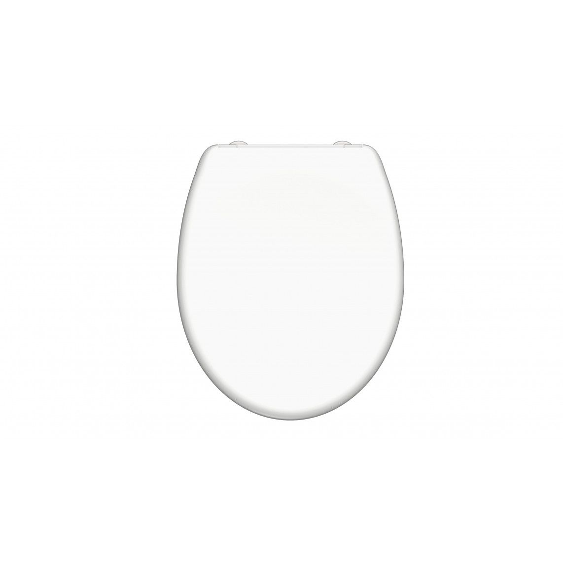 82300 Duroplast Toilet seat WHITE, with soft close and quick release vue 2