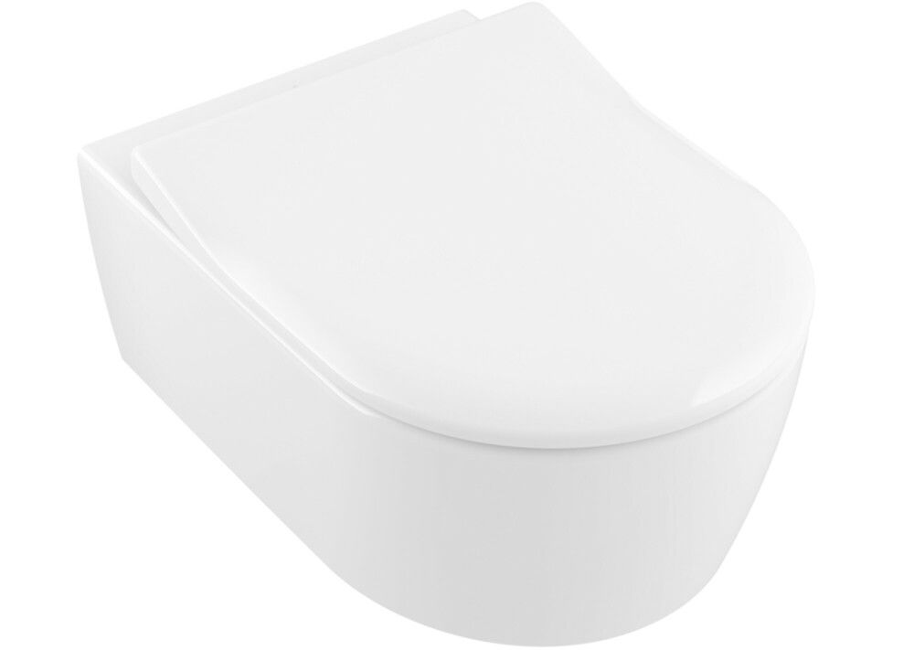 Villeroy&boch Avento Pack Toilette Suspendue Slimseat Alpin Blanc Ceramicplus