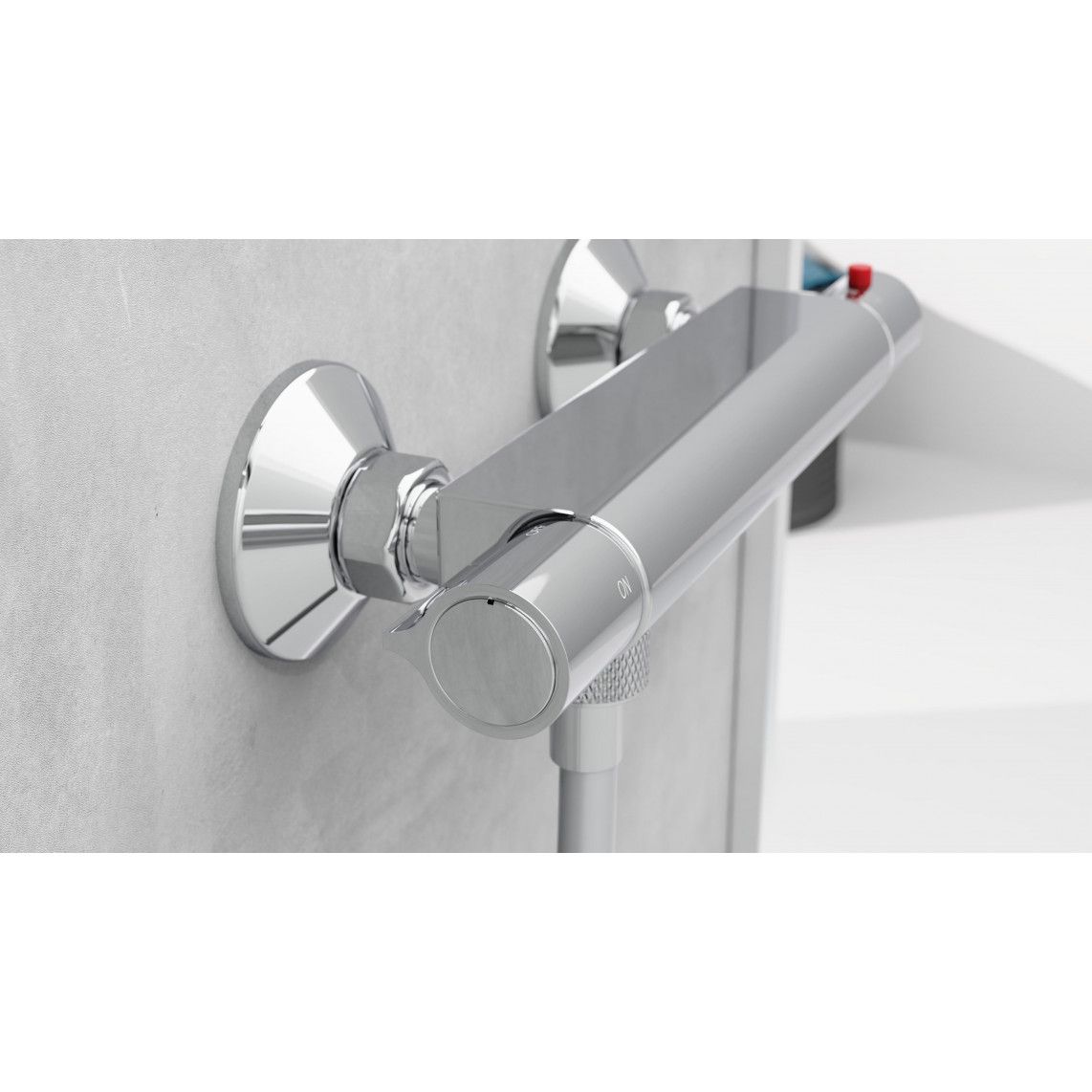 52445 VICO Thermostatische douchekraan, chroom vue 8