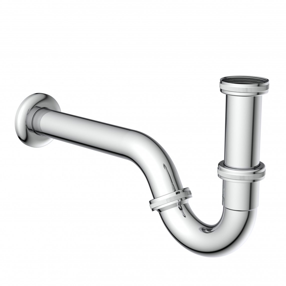 988440113 Bidet trap, chrome, 1 1/4" x 32 mm vue 3