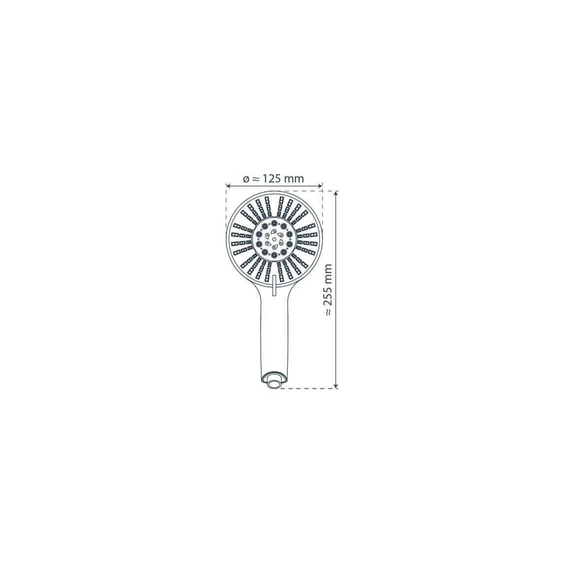 60936 TOSCANA II Handdouche, chroom vue 2