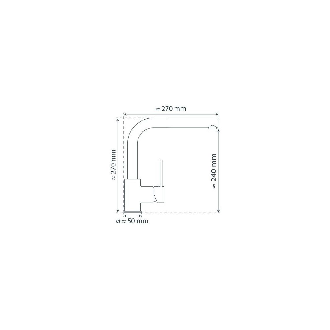 26238 DESIGN RING Sink mixer, stainless steel look, with pull-out spout vue 5