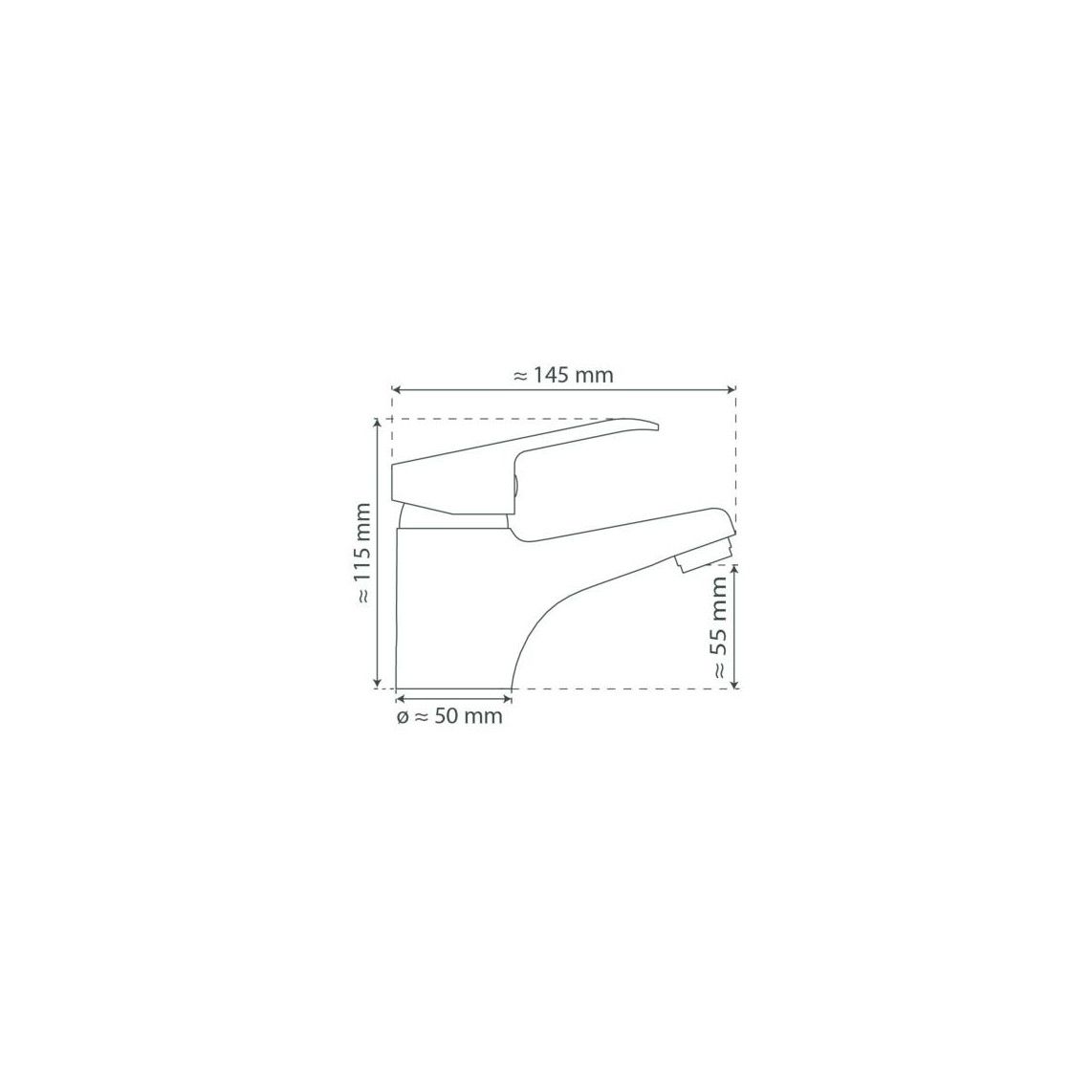 36510 TESSA Wash basin mixer, chrome vue 4