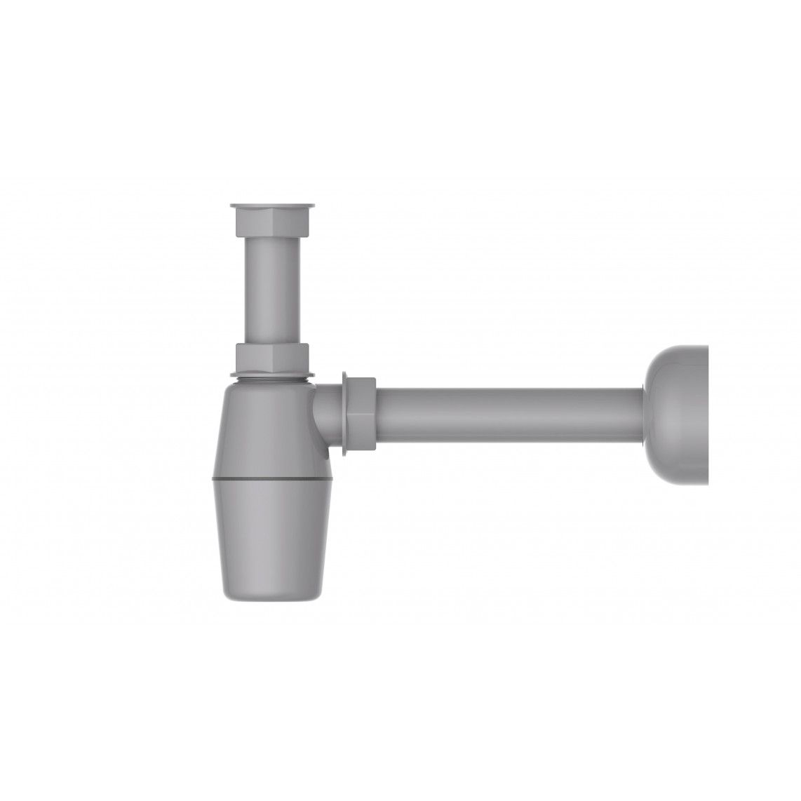 98803049 ECO-SAVE Bottle trap, plastic, grey, 1 1/4" x 32 mm vue 2