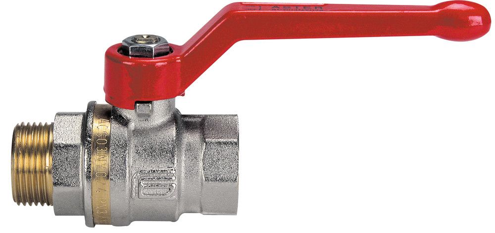 Effebi Robinet À Bille Sans Purgeur Manette Longue MF Agrée Acs 4/4